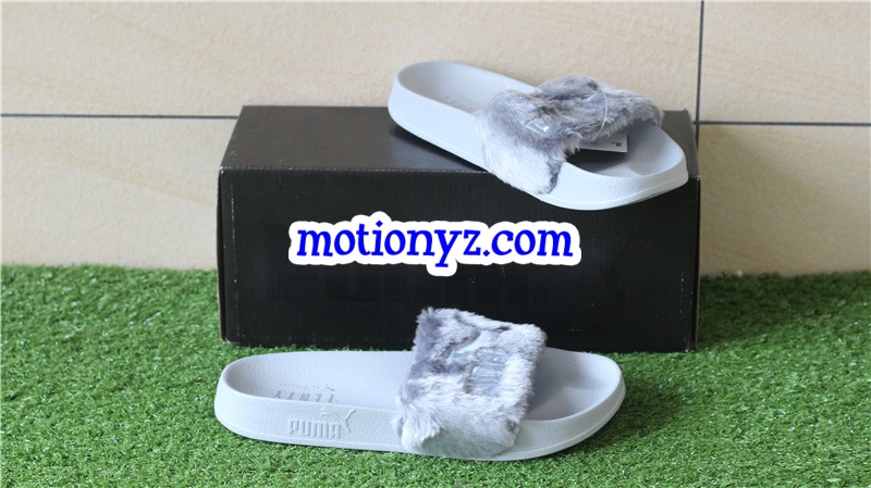 Puma Leadcat Fenty Fur Slide Grey